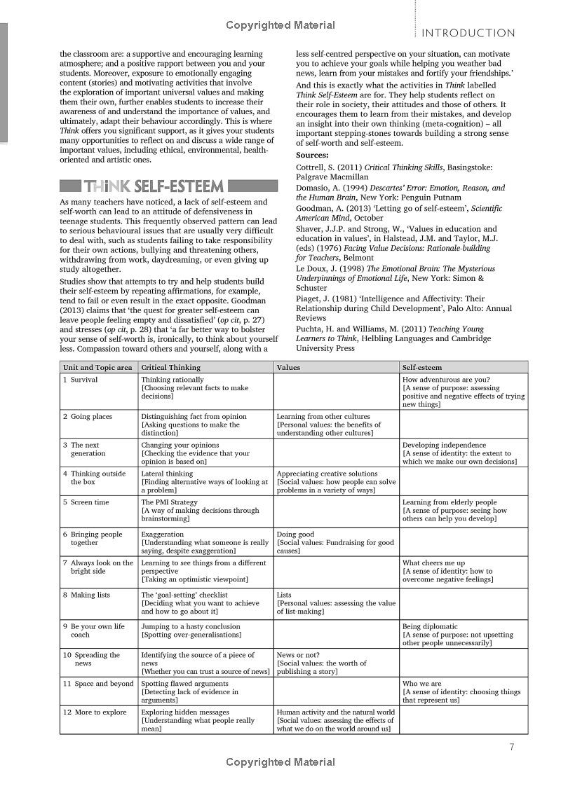 Sách ngoại văn: Think Level 4 Teacher's Book