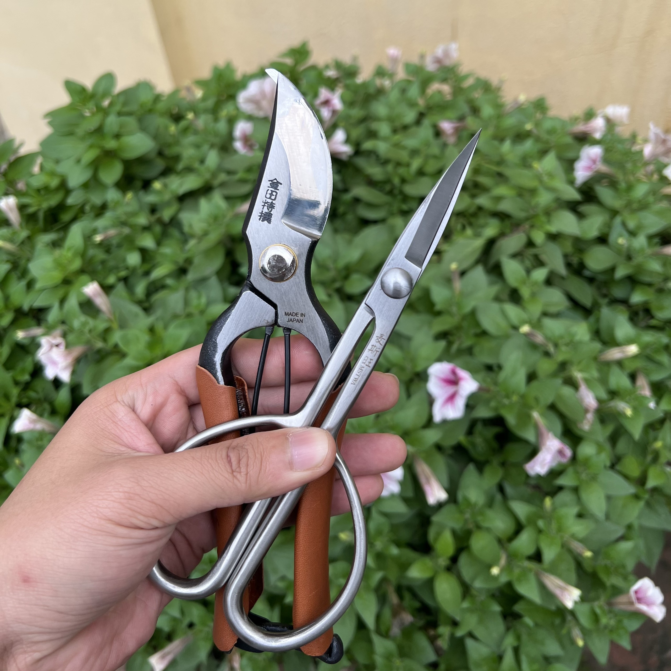Bộ Dụng Cụ Bonsai, Cây Kiểng Chuyên Nghiệp : Kìm Cạp Tròn Ryuga + Kéo Cắt Cành Thép Đúc Nguyên Khối + Kéo Tỉa Dăm, Tỉa Lá