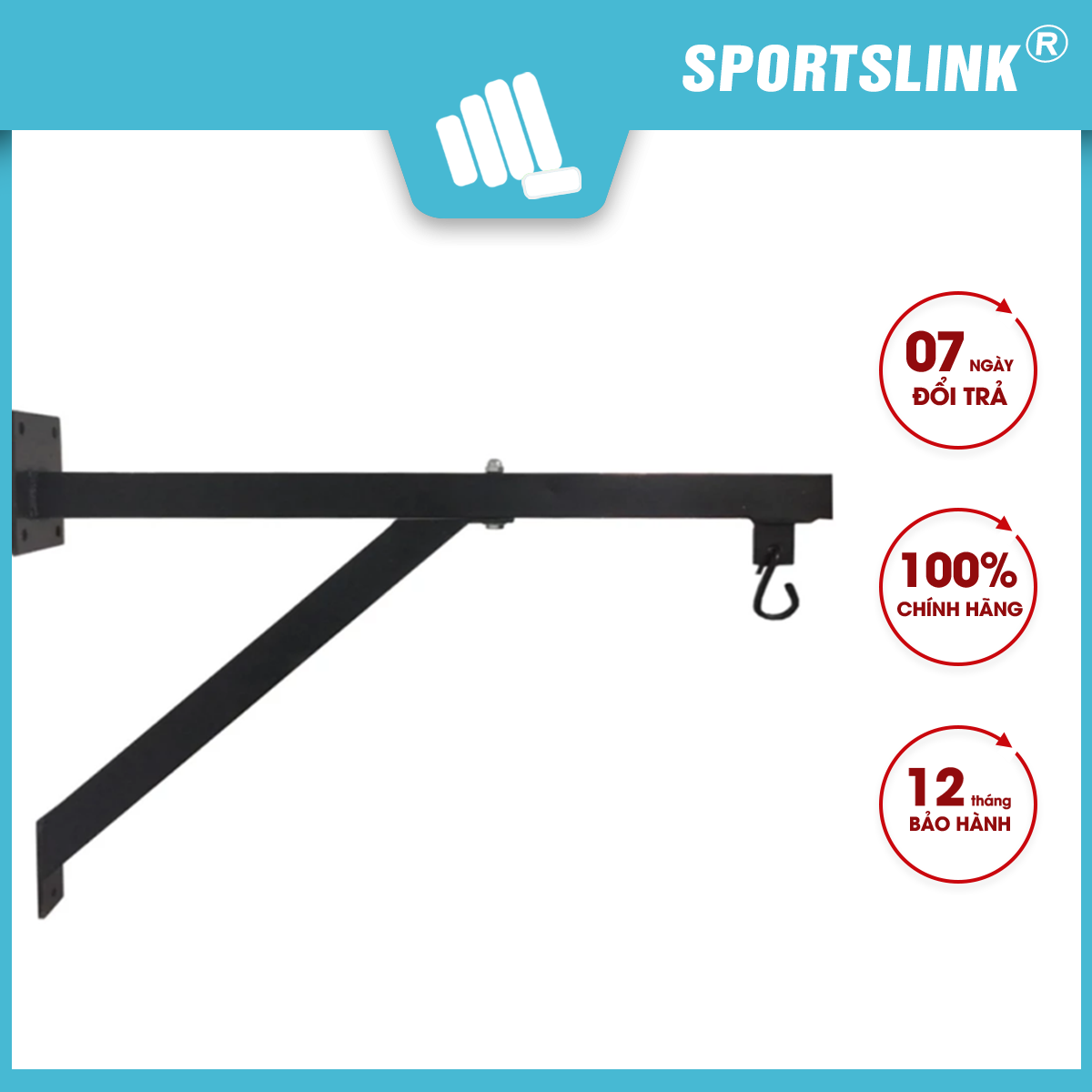  Giá Treo Bao Cát Trên Tường tải trọng 150kg Sportslink