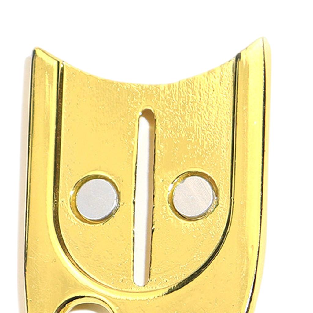 Golf Divot Tool Ball Marker Bottle Opener Green Repair Fork Golden