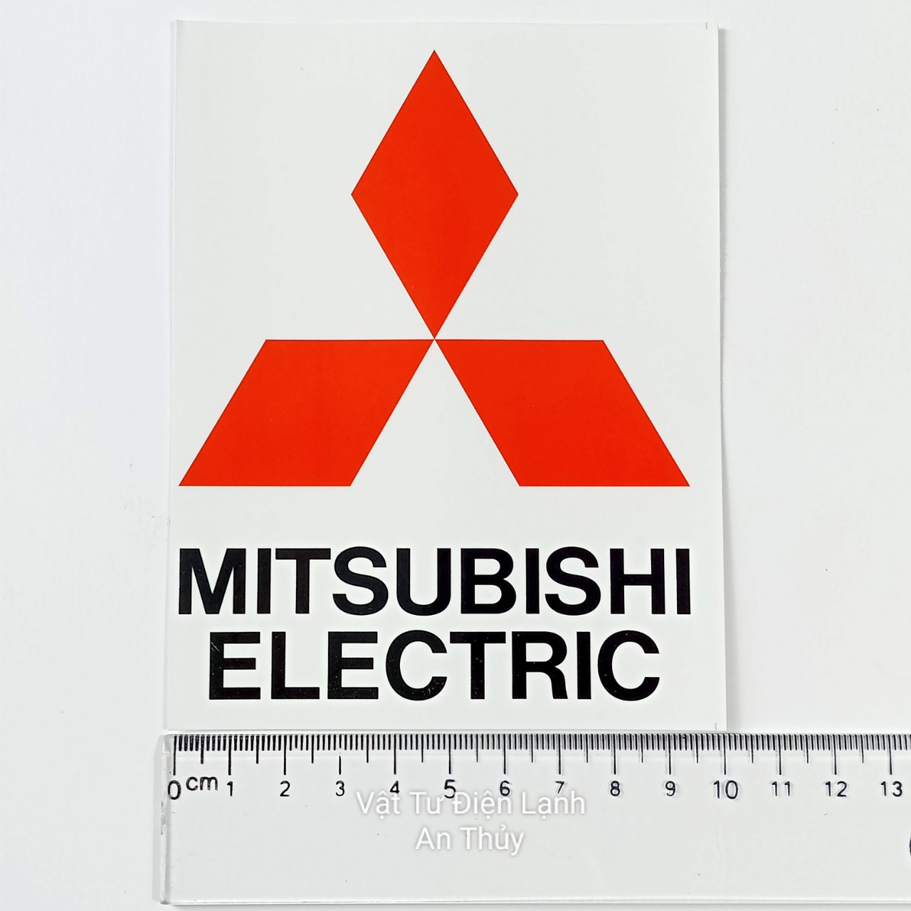 Combo 10 tem MITSUBISHI ELECTRIC dán đuôi cục nóng - Tem dán cục nóng - Tem trang trí cục nóng - Tem đuôi nóng máy lạnh