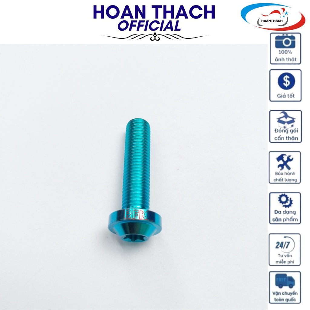 Ốc Gr5 10L40 Đầu Dù Xanh Lục Bảo dùng cho nhiều dòng xe SP016455