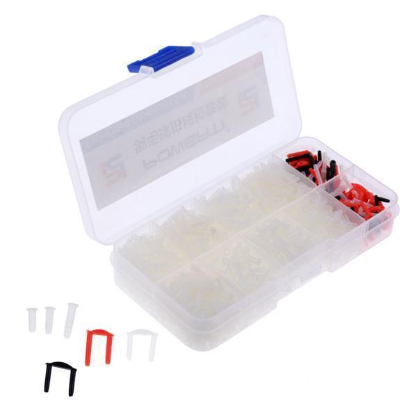 3x1 Box Badminton Racket Racquet Grommets Eyelets Accessories White
