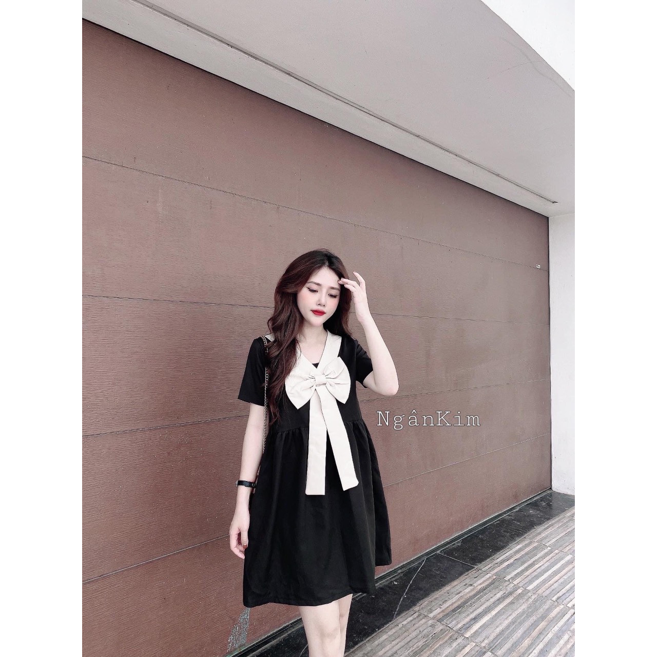 Đầm bầu công sở dễ thương