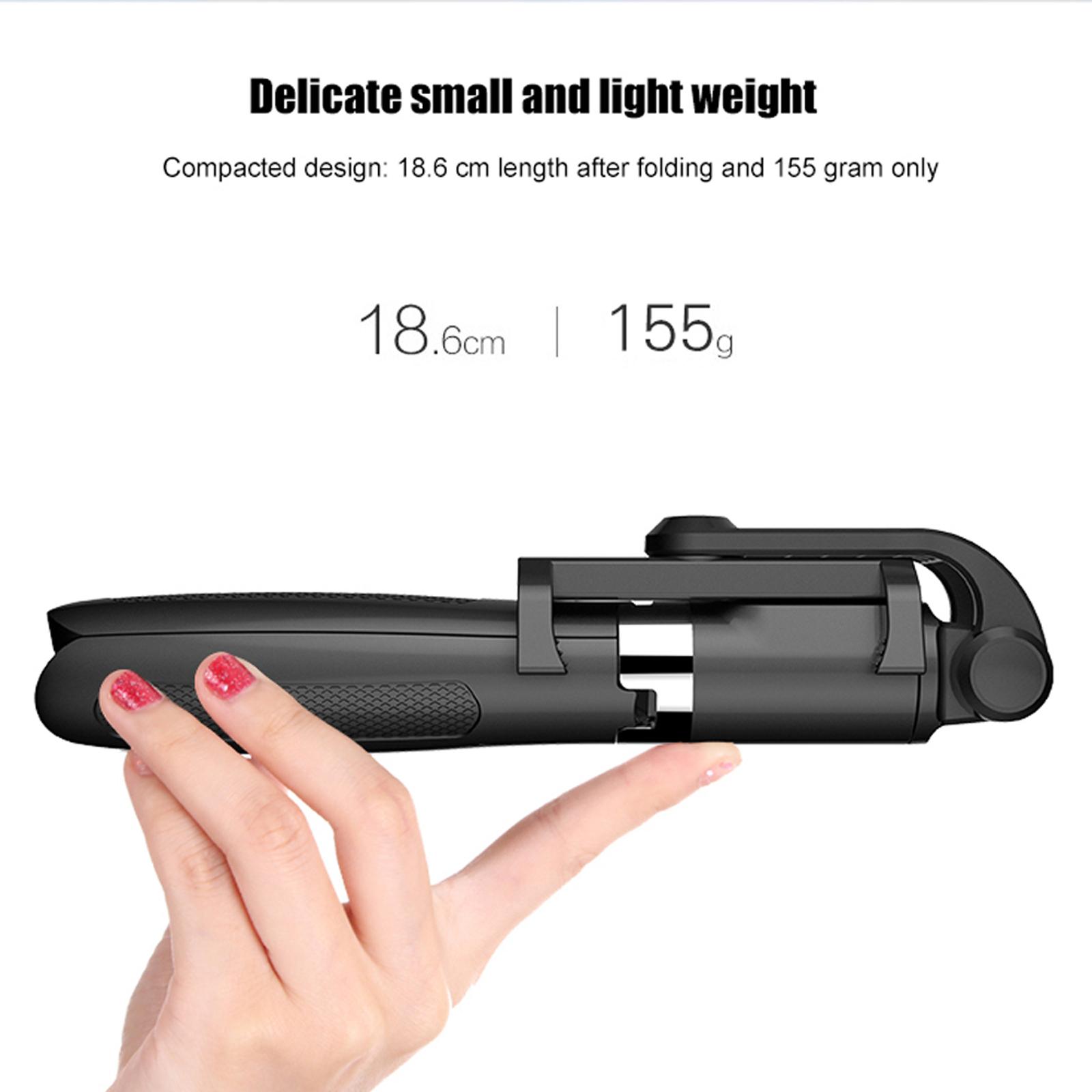 Gậy chụp ảnh tự sướng BT không dây đa chức năng cho điện thoại di động Giá ba chân cầm tay có thể gập lại,chân máy Mini có thể mở rộng