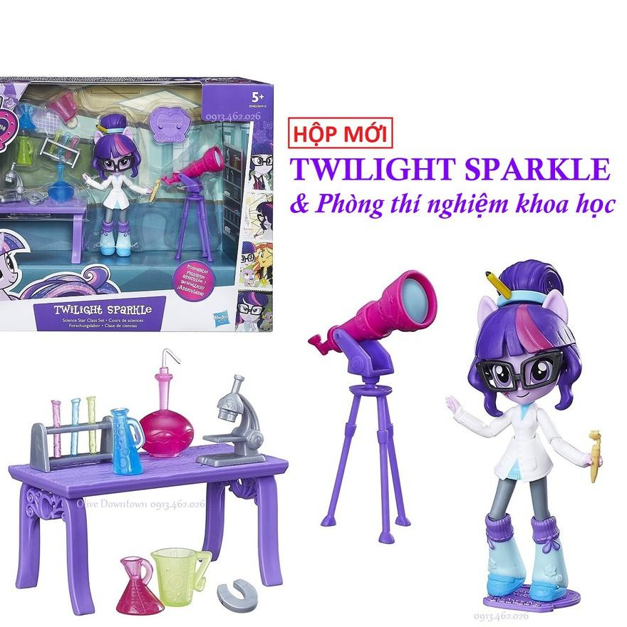 HỘP ️ Set Twilight Sparkle & Phòng thí nghiệm khoa học