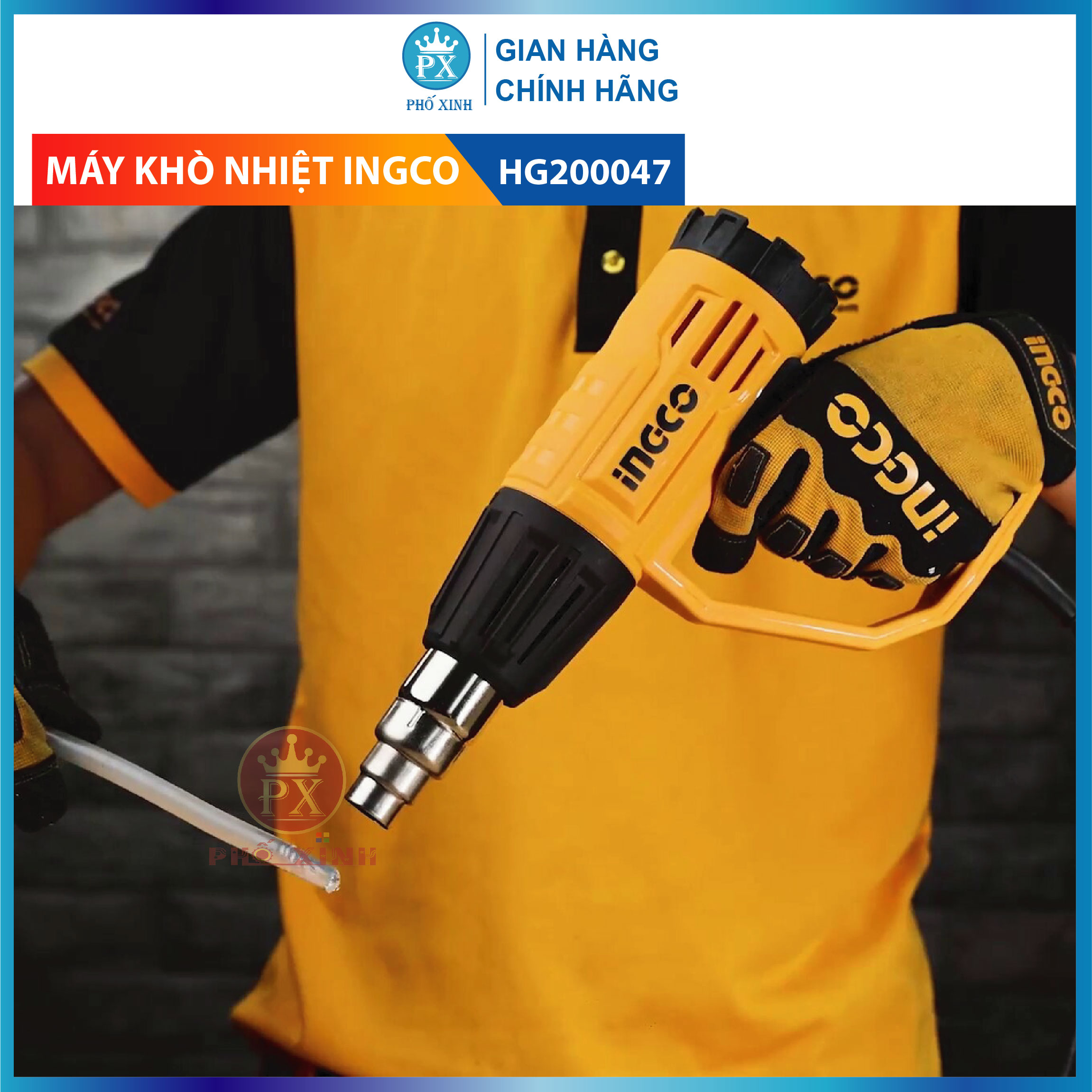 MÁY THỔI NHIỆT INGCO HG200047