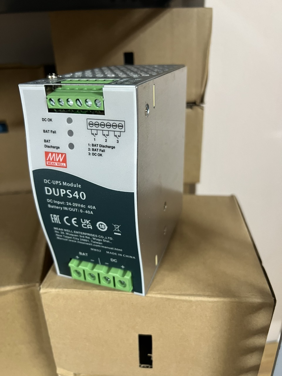 Nguồn Din rail Meanwell DUPS40