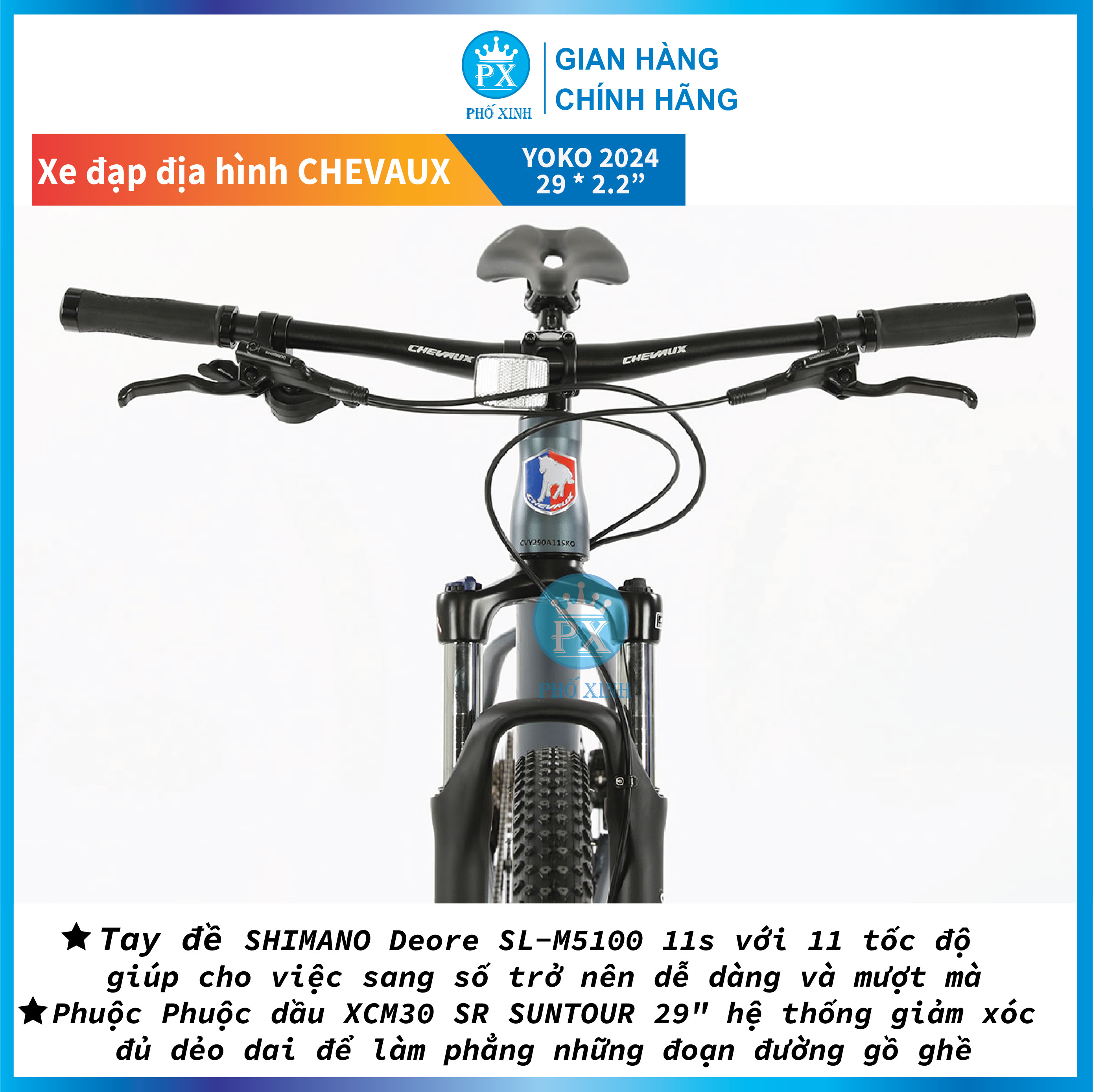 XE ĐẠP CHEVAUX YOKO 2024