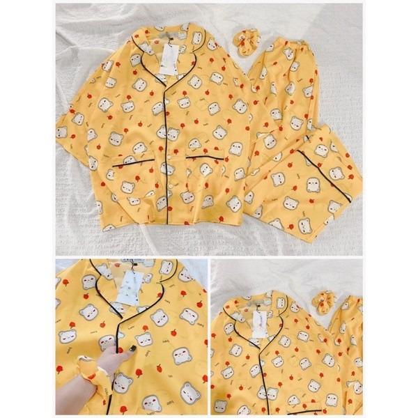 BỘ ĐỒ NGỦ LỤA HÌNH QUẦN DÀI