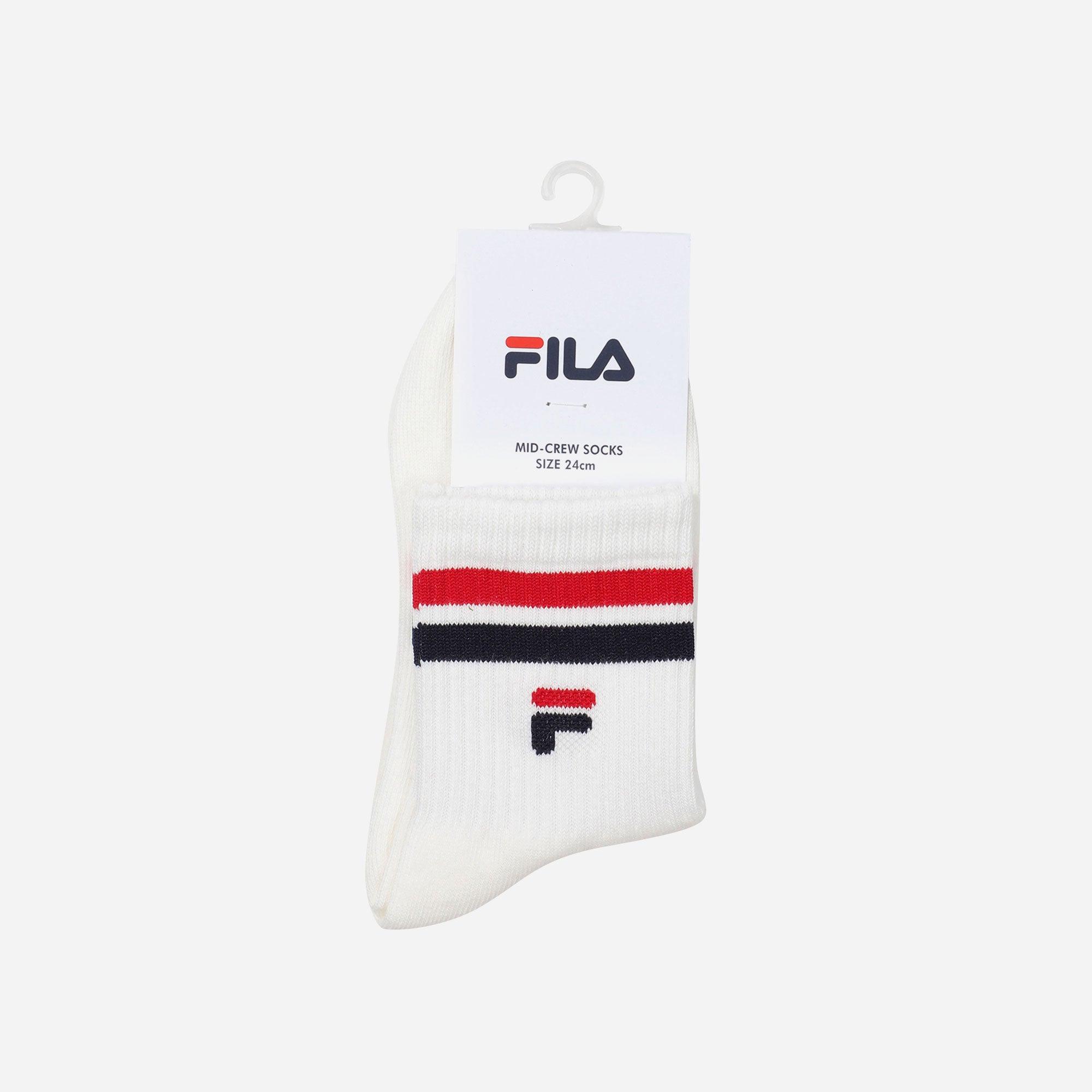 Vớ thể thao unisex Fila - FS3SCF5331X-OWH