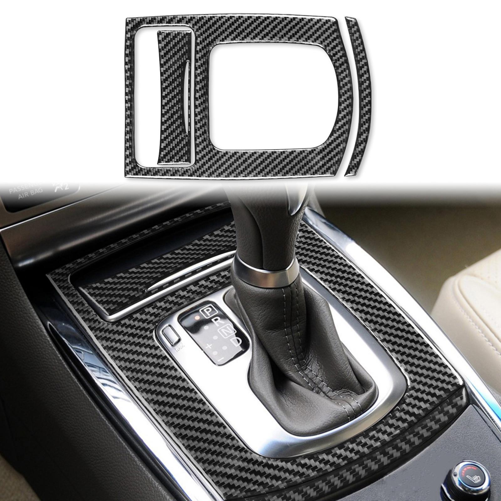 Gear Shift Panel Cover, Protection Decoration Gearshift trim Shifter Interior gear Decoration for G37 Car Accessories