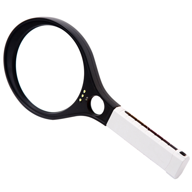 Kính lúp cầm tay sửa chữa thấu kính 138mm có đèn MG80138B
