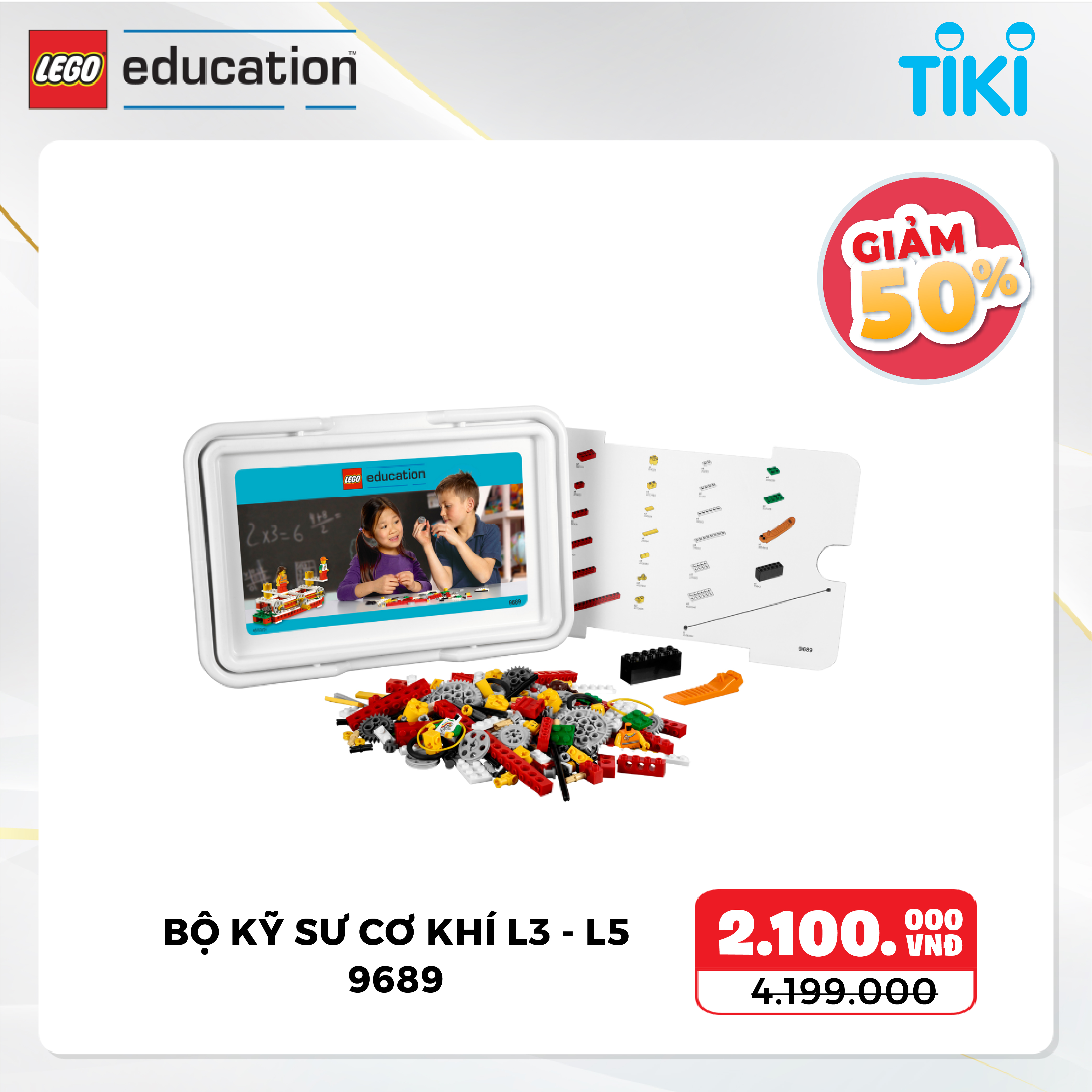 Đồ Chơi LEGO EDUCATION Bộ Kỹ Sư Cơ Khí L3-L5 9689