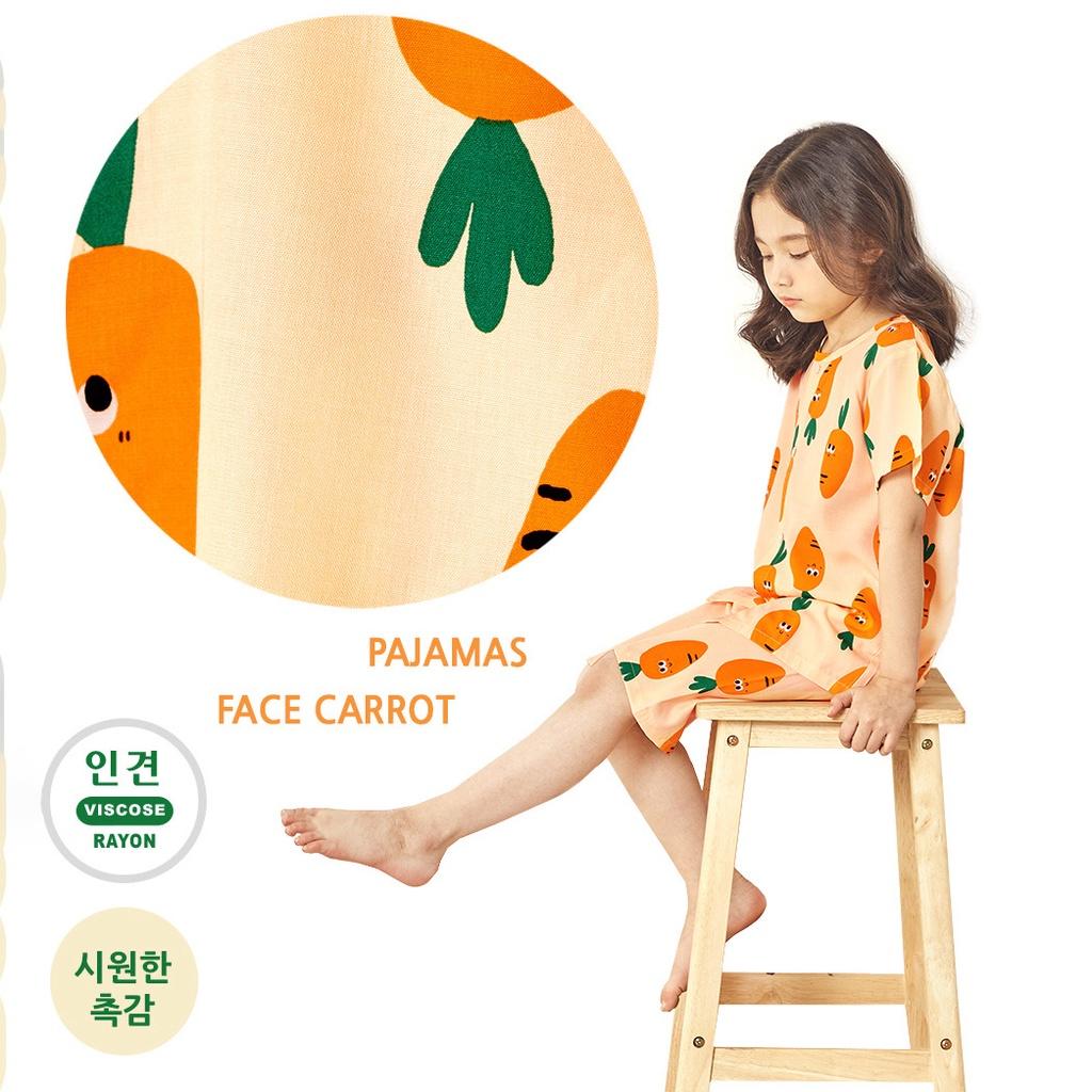 Đồ bộ Pyjama mặc nhà Viscose Rayon mịn cho bé gái U3043