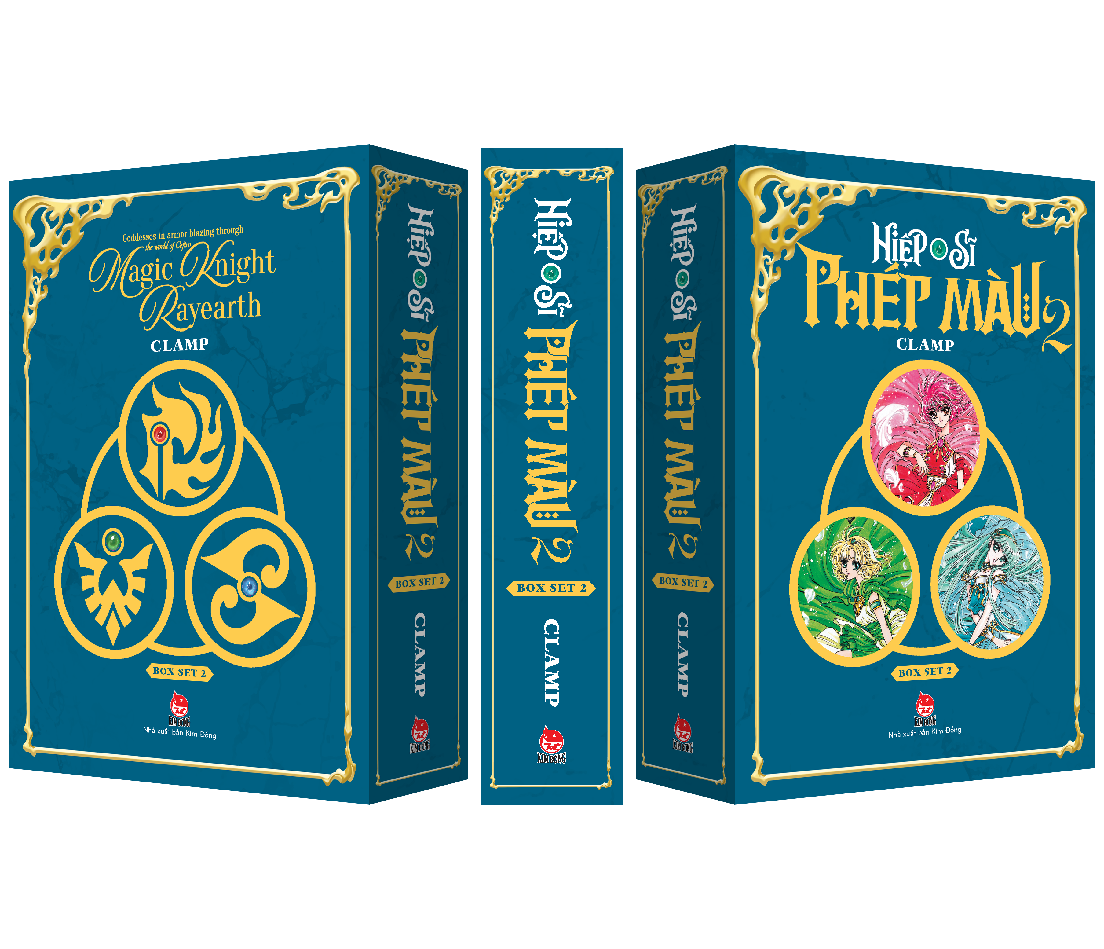 Boxset Hiệp Sĩ Phép Màu - Magic Knight Rayearth (Bộ 3 Cuốn) - Phần II - Tặng Kèm 01 Postcard Ivory
