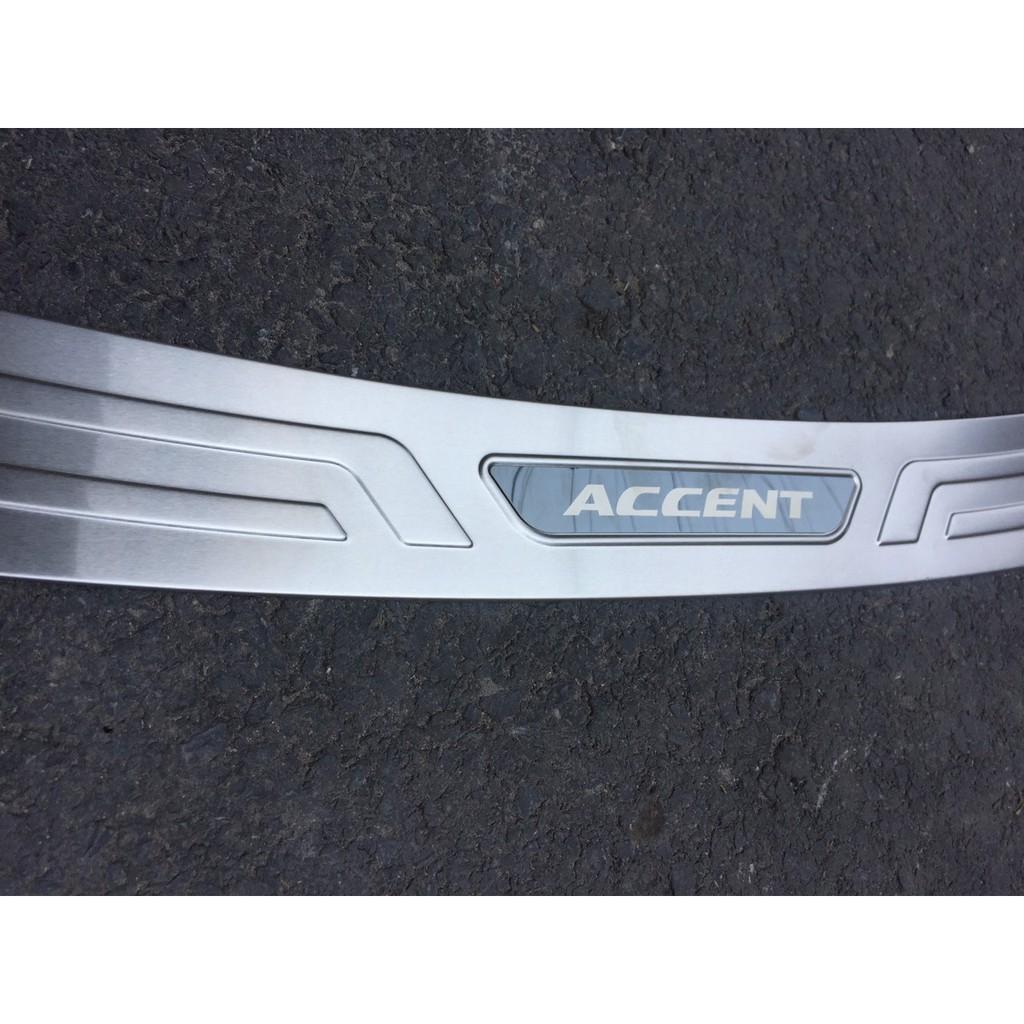 Chống Trầy Cốp Ngoài Xe Accent 2018-2019 2020 - mẫu inox