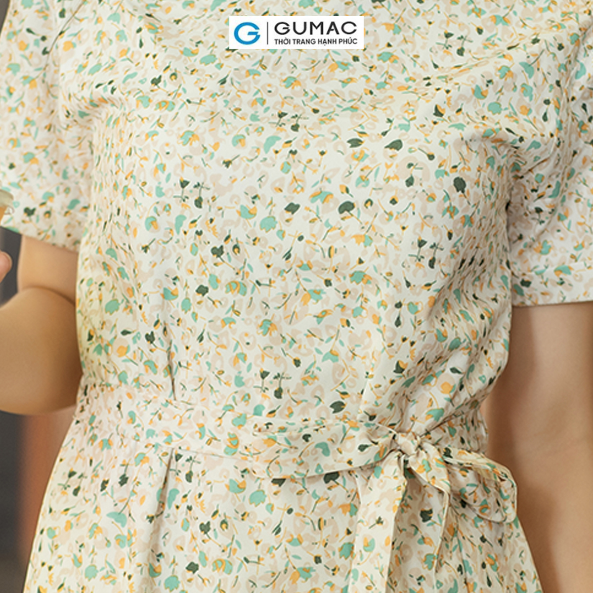 Đầm suông cổ thuyền có túi tay lơ vê thanh lịch nữ tính thời trang GUMAC DD06012