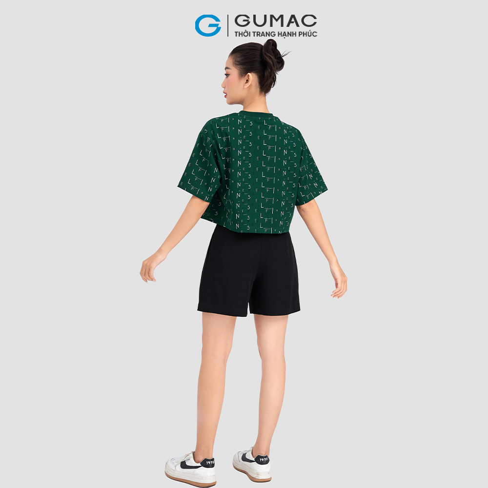 Áo thun in tấm GUMAC ATD03023