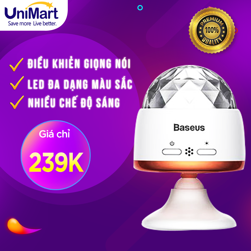 Đèn Led 7 Màu Pha Lê Nhấp Nháy ACMQD-02 - Dung Lượng Pin Khủng Tối Đa 4h - Thay Đổi 5 Chế Độ Màu Sắc Khác Nhau - Thiết Kế Tay Cầm Xoay 360 Năng Động, Tiện Lợi