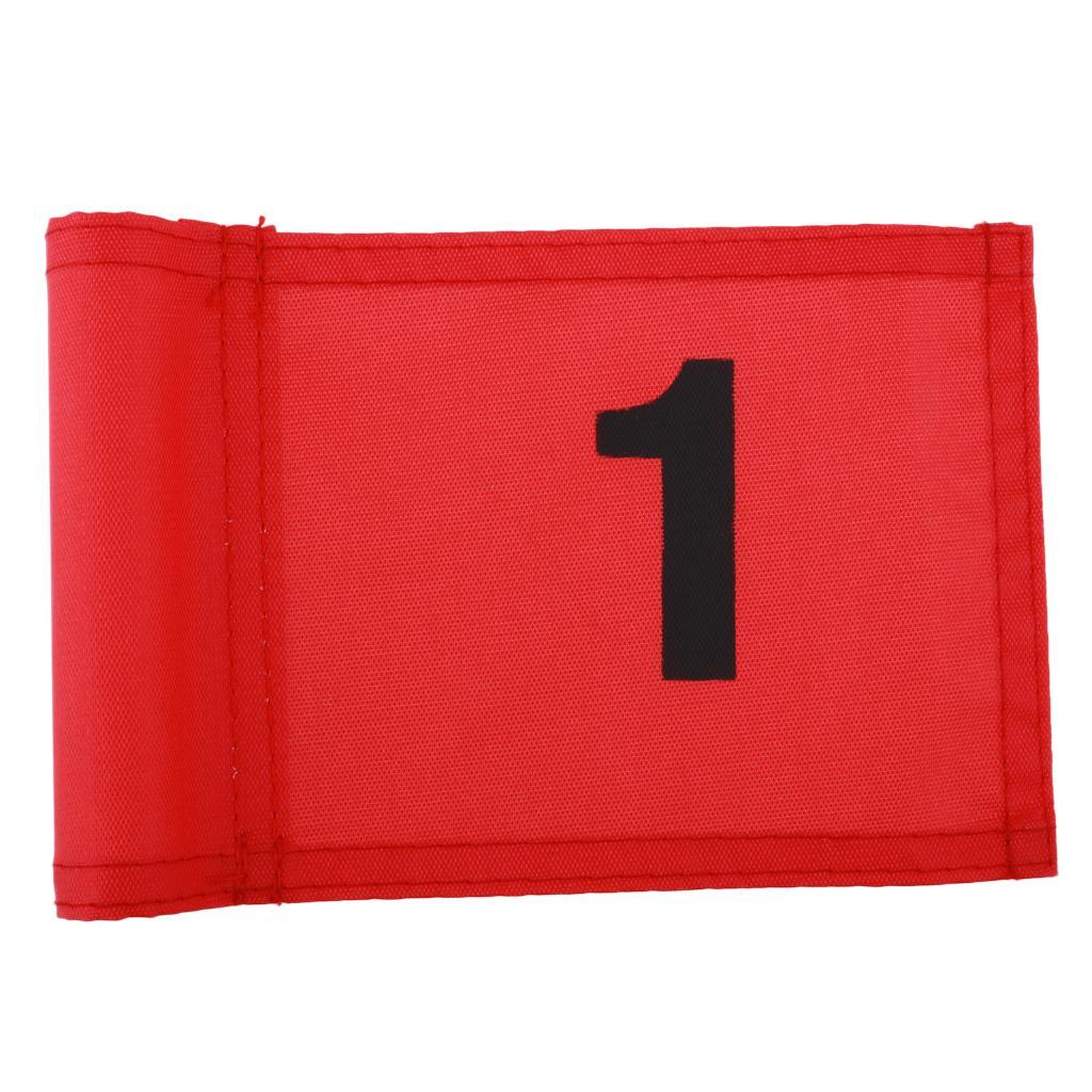 2 Pieces Golf Putting  Practice Outdoor Indoor Red