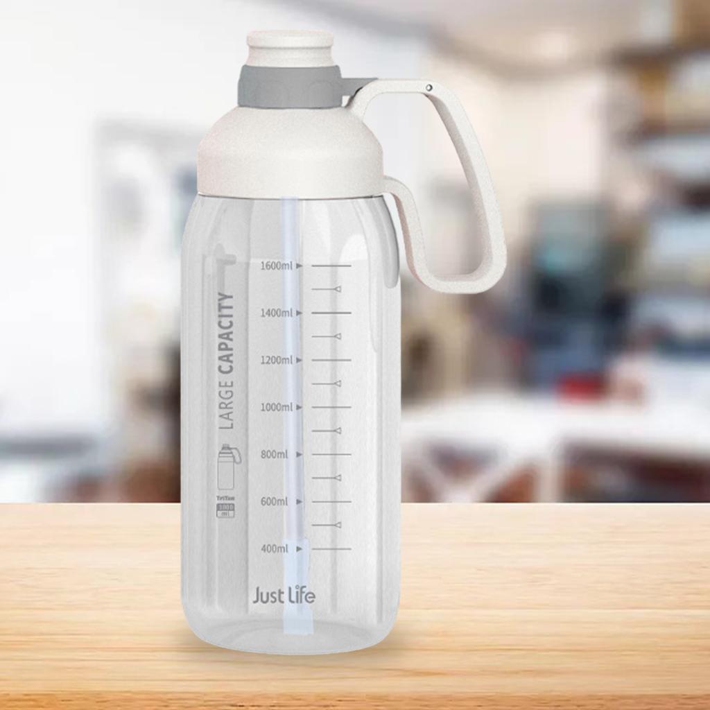 1800ml Water Jug Wide Mouth Gym Fitness Water Bottle Drink Kettle