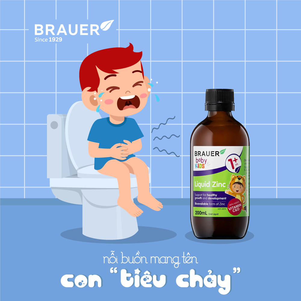 Kẽm giảm biếng ăn cho trẻ 1 - 13 tuổi Brauer Zinc Úc hỗ trợ trẻ ăn ngon, hấp thụ tốt, ngủ ngon, tăng sức đề kháng, phát triển tốt - OZ Slim Store