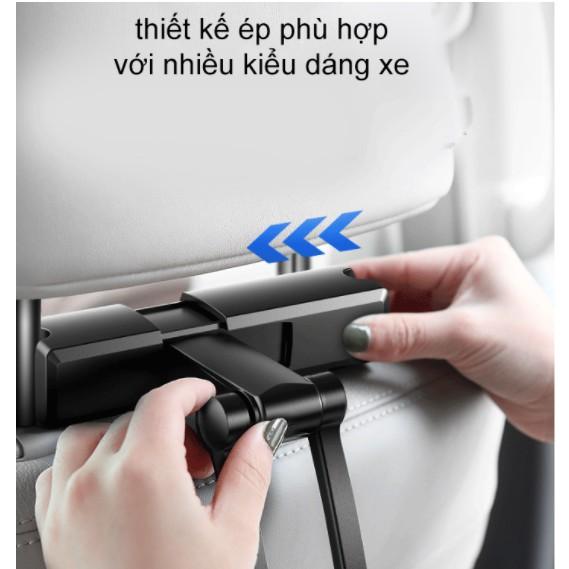 Giá đỡ điện thoại máy tính bảng xếp gọn sau ghế xe ô tô thiết kế chắc chắn