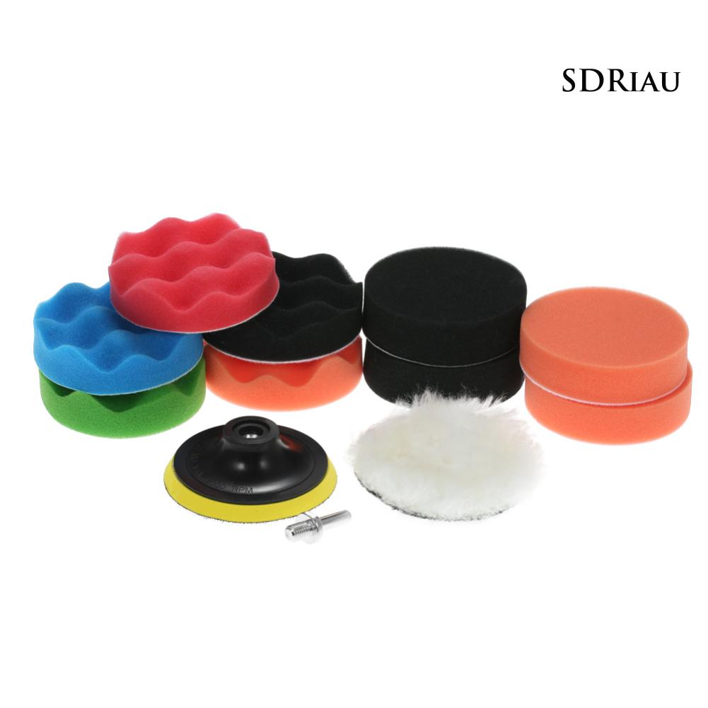 Bộ 11 Miếng Xốp Chuyên Dụng Đánh Bóng Xe Hơi 4 Inch Xqcqjx