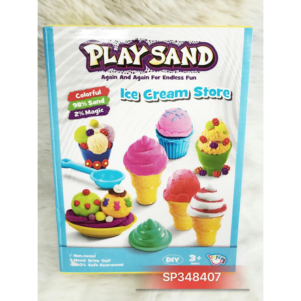 Đồ Chơi Hộp đất sét cát màu nặn làm kem , LZY802 (hộp) - SP348407