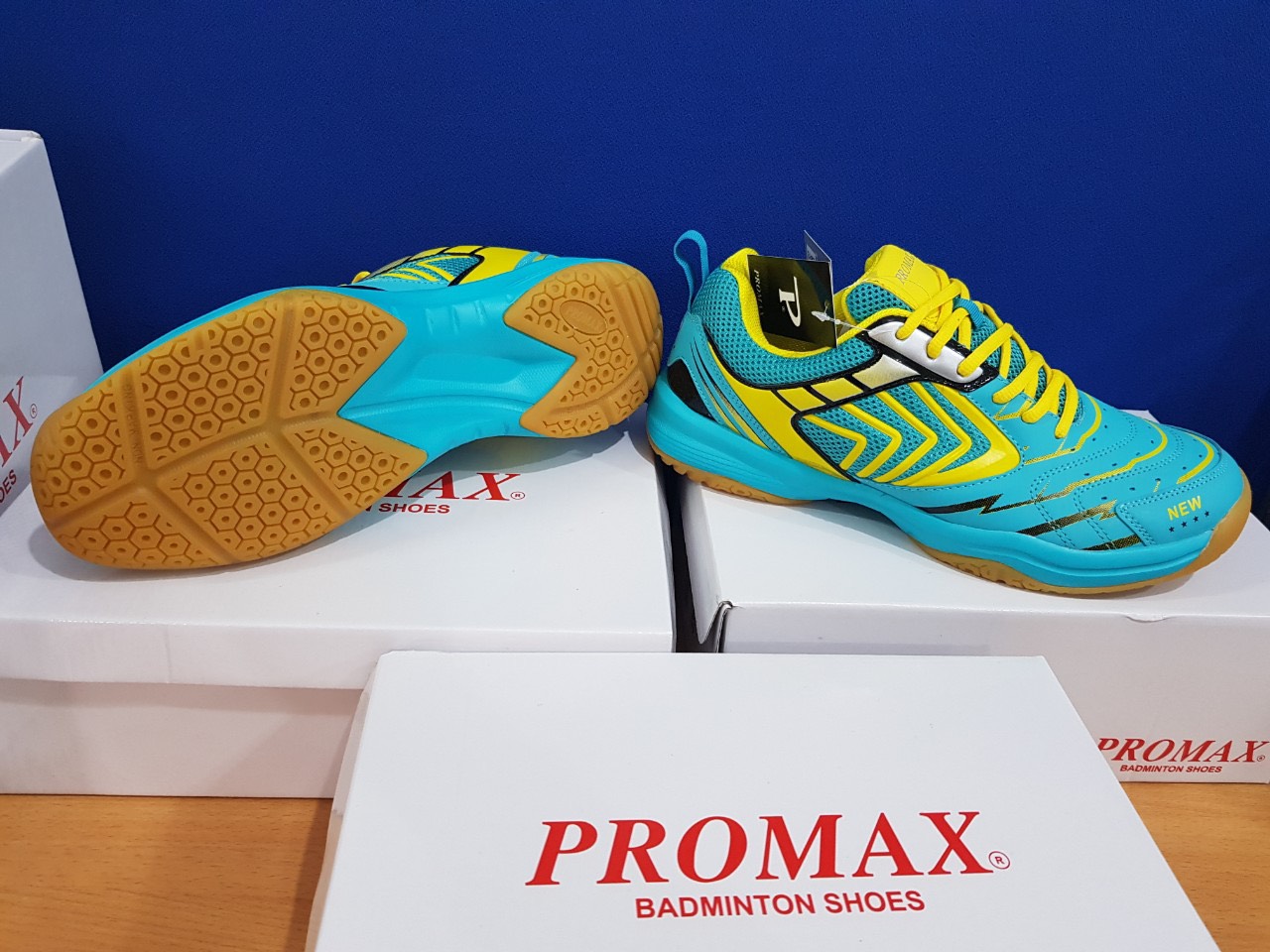 Giày cầu lông PROMAX PR-20018 màu xanh ngọc