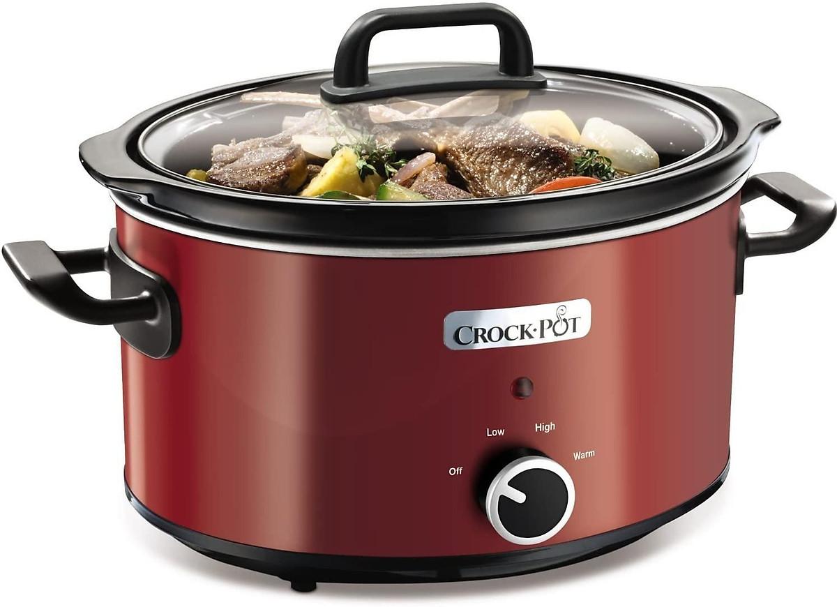 Nồi Nấu Chậm Crockpot, Nồi Hầm Xương, Nồi Nấu Cháo, Nồi Kho Thịt, Kho Cá, Nồi Hầm Đa Năng, 3.5L, 210W, Nhập Đức