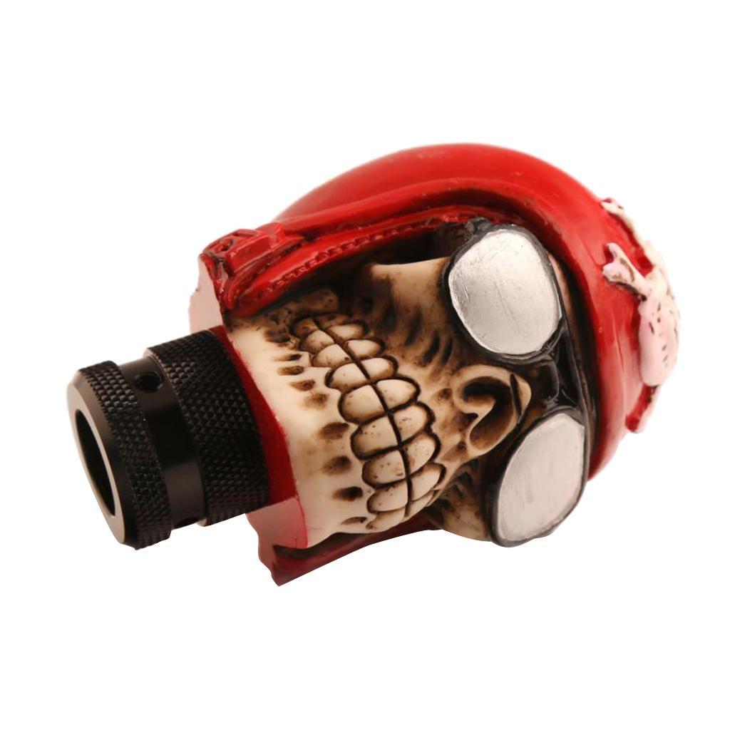 Manual Car Truck Cool Skull Head Gear Stick  Lever Shifter Handle Knob
