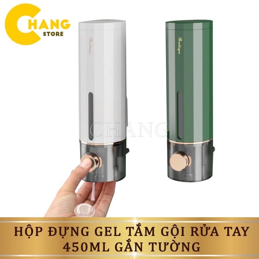 Hộp Đựng Nước Rửa Tay, Dầu Gội Đầu, Sữa Tắm Đa Năng Gắn Tường 450ml Chất Liệu Nhựa ABS Tiện Lợi Cho GIA ĐÌNH VĂN PHÒNG