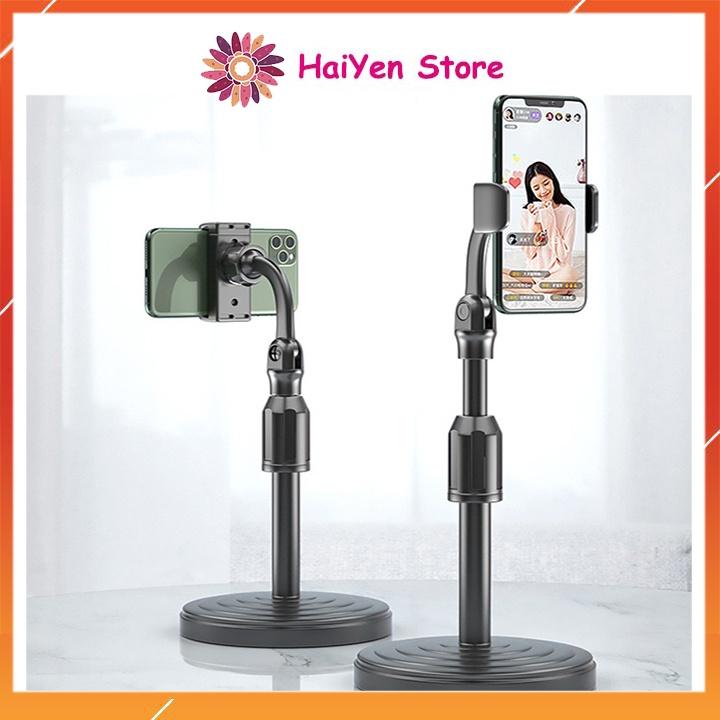Giá Đỡ Điện Thoại Để Bàn Kẹp Điện Thoại Xoay 360 Độ Phục Vụ Việc Học Online, Livestream