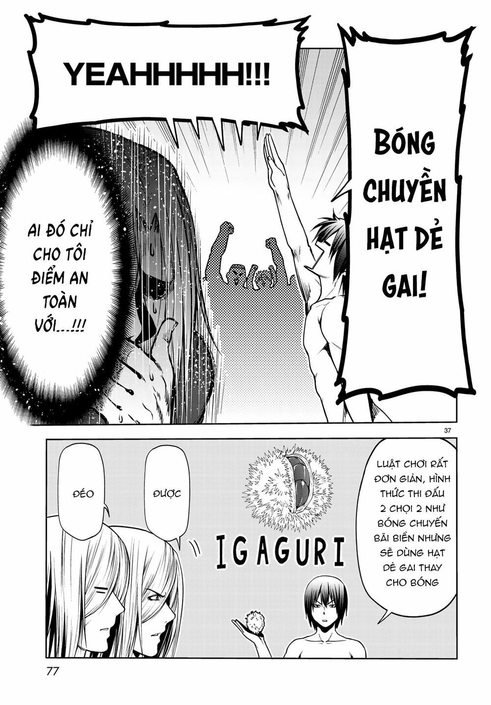 cô gái thích lặn - grand blue chapter 60 37