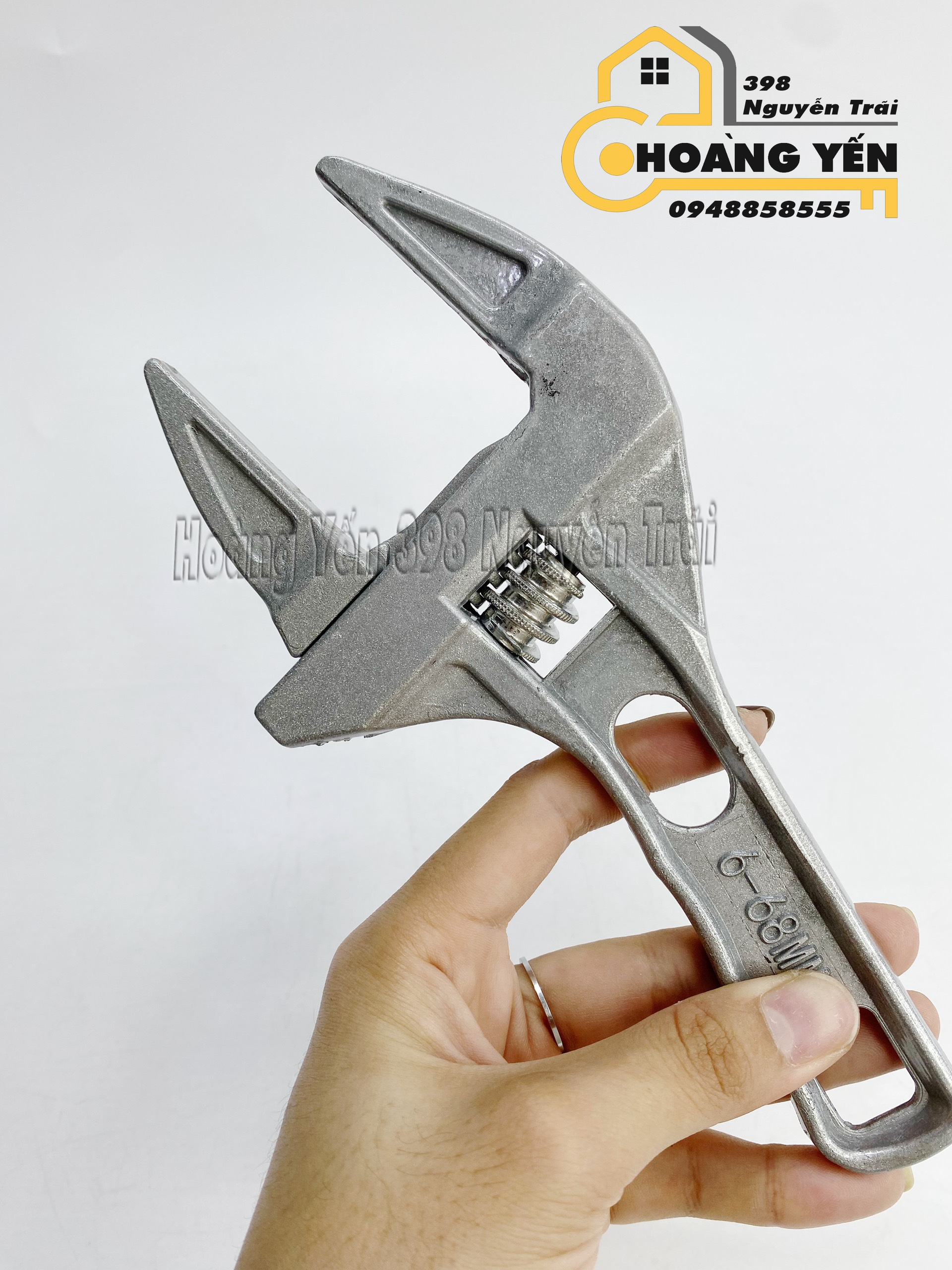 Mỏ lết đa năng miệng to vặn ống nước, ốc téc 6-68mm kích thước dài 200mm chất liệu hợp kim nhôm cao cấp, mỏ lết vặn ống nước, mỏ lết vặn ốc téc, mỏ lết cao cấp, mỏ lết bền