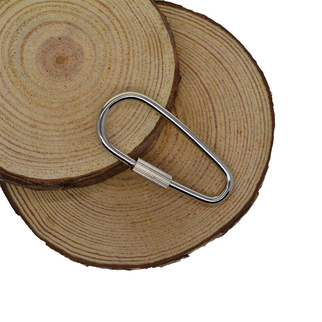 10pcs Keychain Key  Brass Screw Locking Key Chains Bag Holder