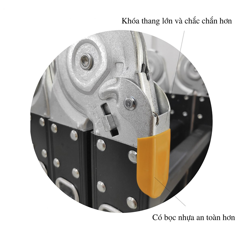 Thang Nhôm Gấp Đa Năng 4 Khúc 12 Bậc Kachi MK239