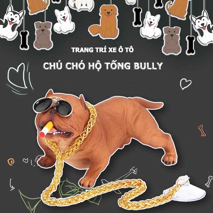 Chú chó Pitbull để taplo ô tô và trang trí nhà cực đẹp