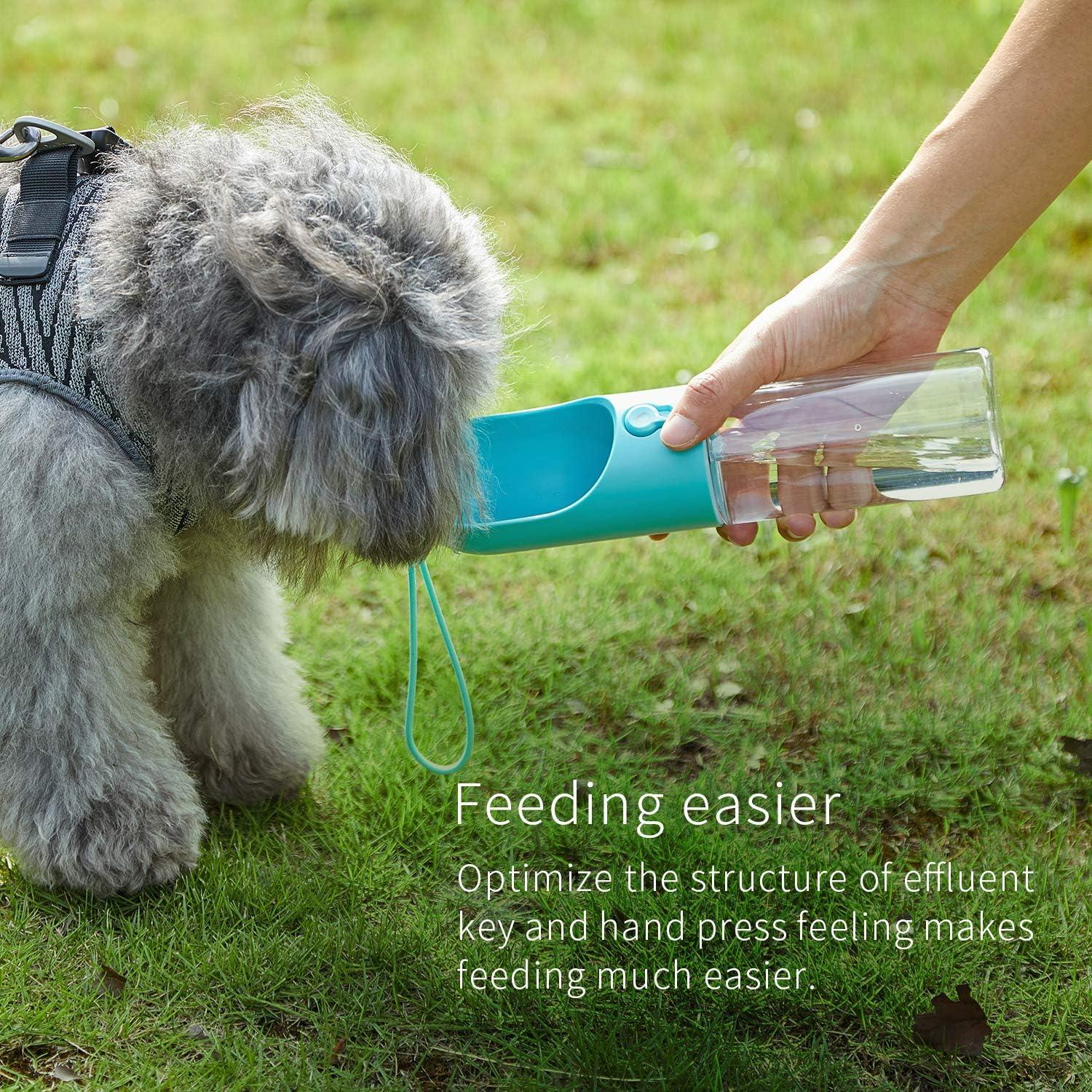 Bình nước cầm tay cho thú cưng, không chứa BPA, kháng khuẩn,