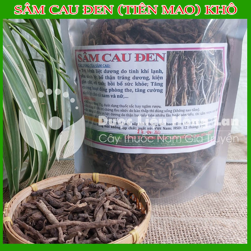 500g Sâm Cau Đen chuẩn rừng loại 1 khô sạch