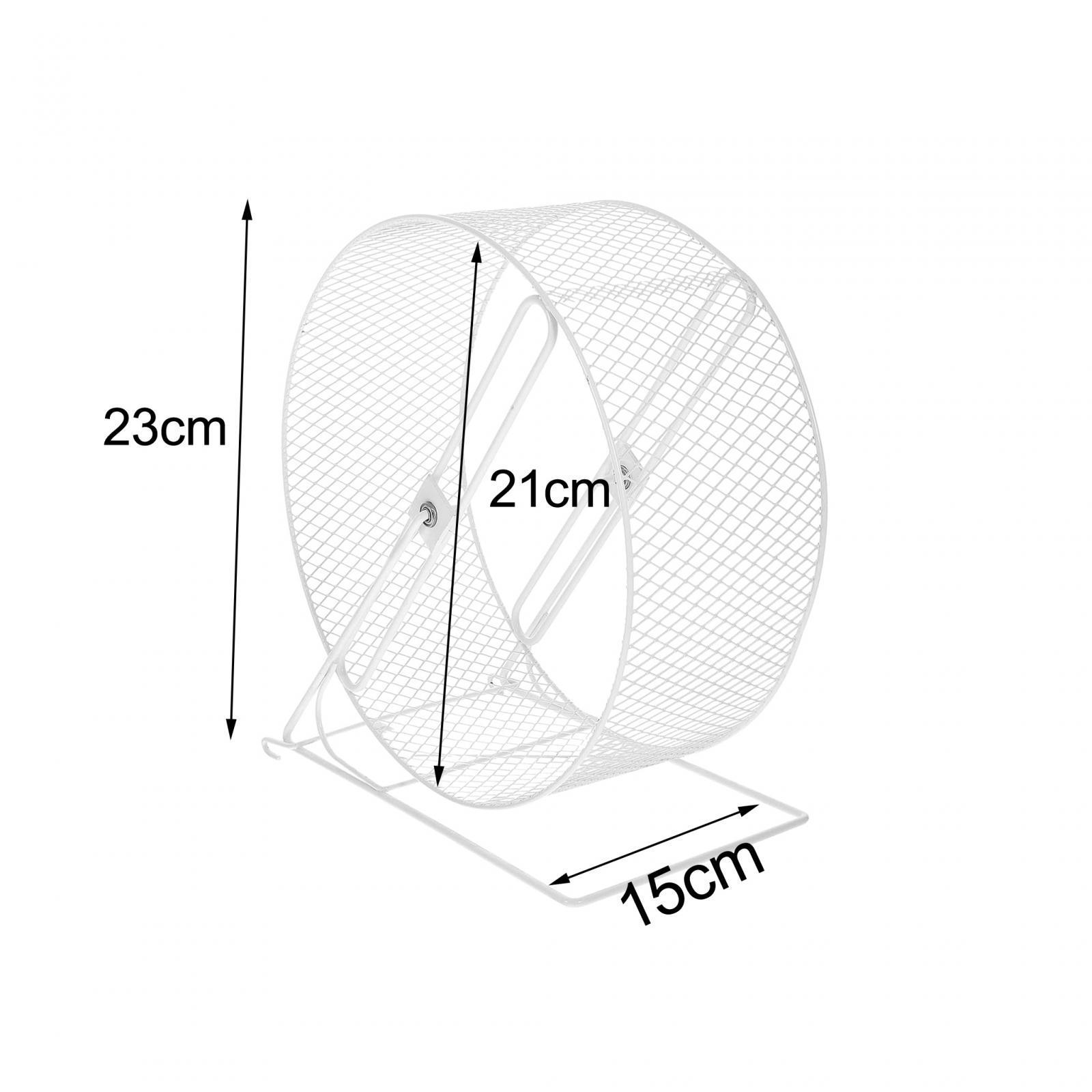 Hamster Wheel Jogging Wheel Toy Anti Slip Round Training Sports Mute Hamster Running Wheel Roller for Hedgehog, Squirrel, Gerbil, Rat