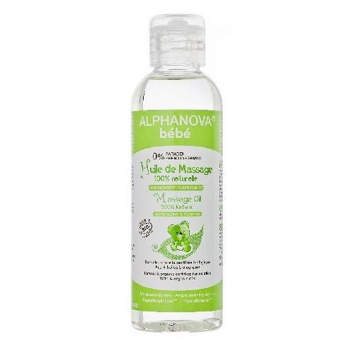 Dầu mát xa hữu cơ cho bé Alphanova 100ml