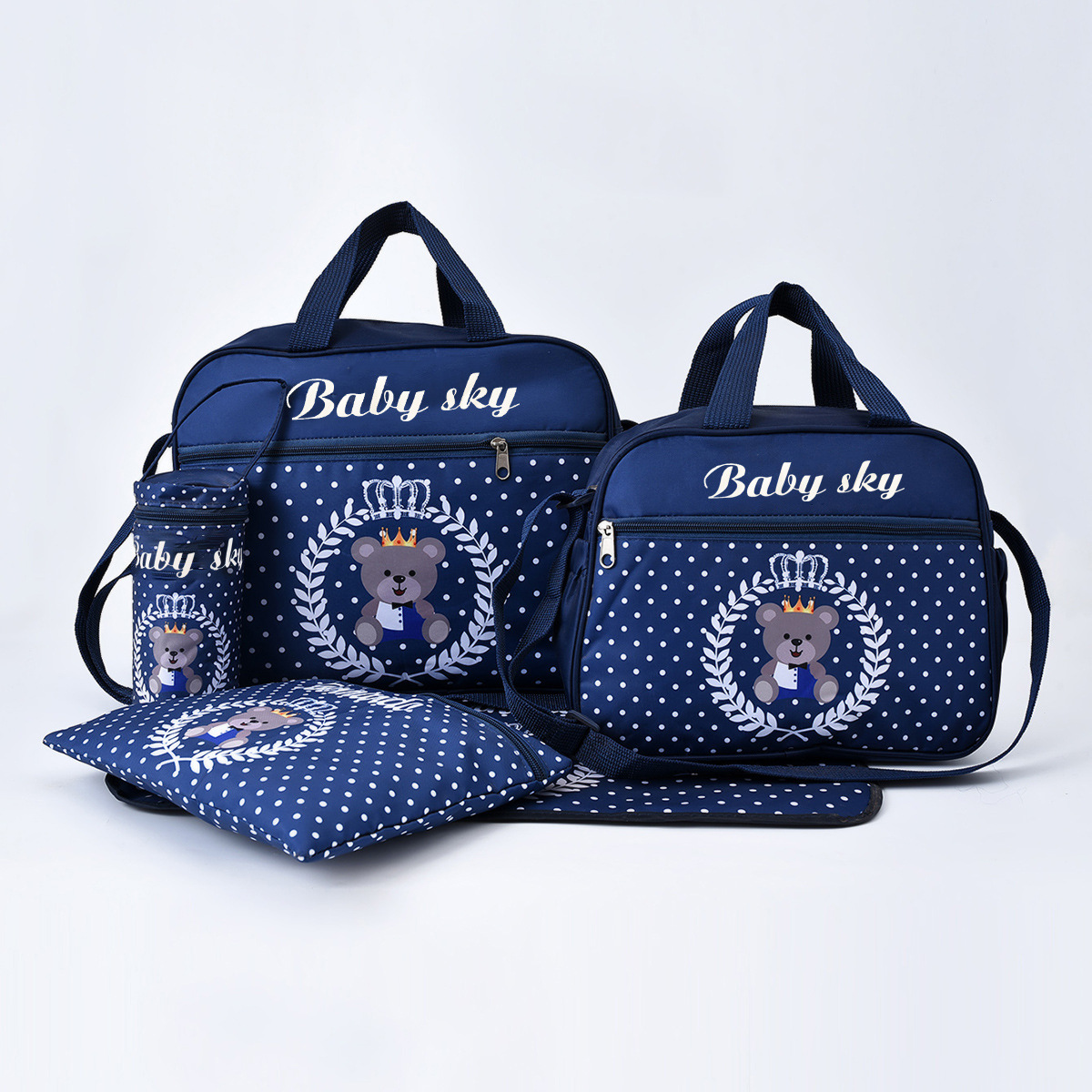 Bộ 5 Túi Du Lịch Cho Mẹ Và Bé Diaper Bags BABYSKY