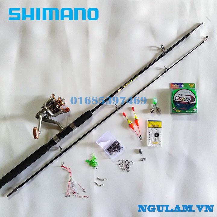 (sale) Bộ cần câu shimano 2 khúc 2m7 ,máy yumoshi lc 7000 kèm trọn bộ phụ kiện (rẻ vô địch) | uy tín chất lượng