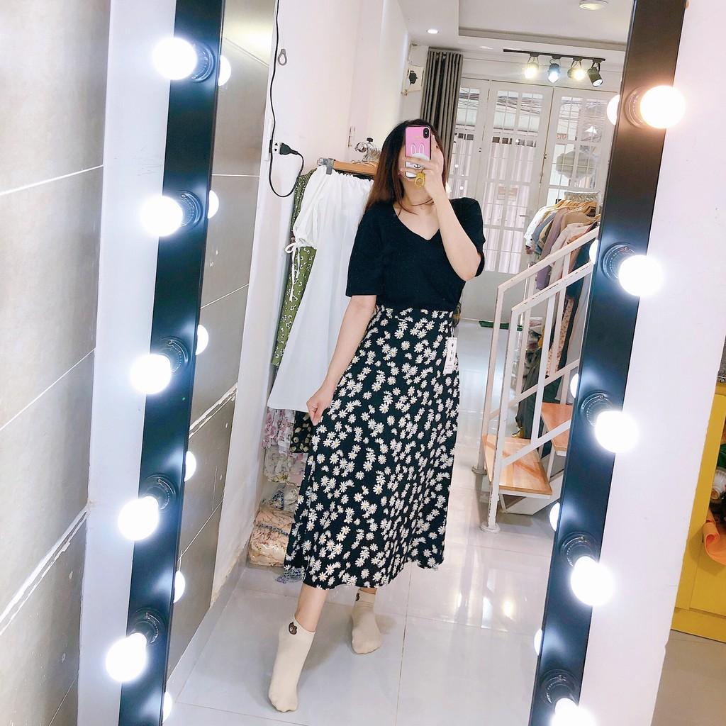 DAISY LINE SKIRT - CHÂN VÁY HOA CÚC CHỮ A