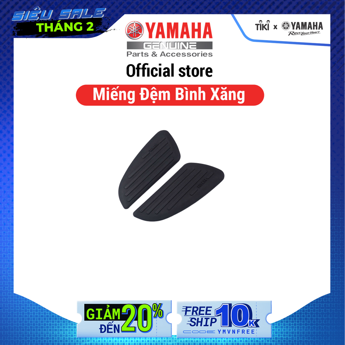 Miếng dán ốp bình xăng 2 bên YAMAHA XS155R