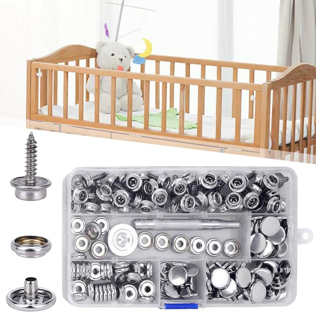 150 Boat Marine Canvas Snap Cover Button Fastener Socket Kit Stainless Steel