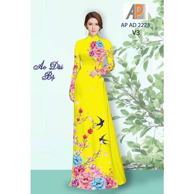Vải áo dài phong cảnh